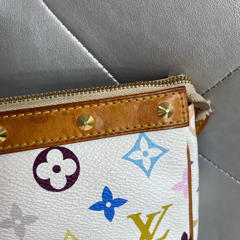 Louis vuitton vintage multi color pouchette - Picture 8 of 13